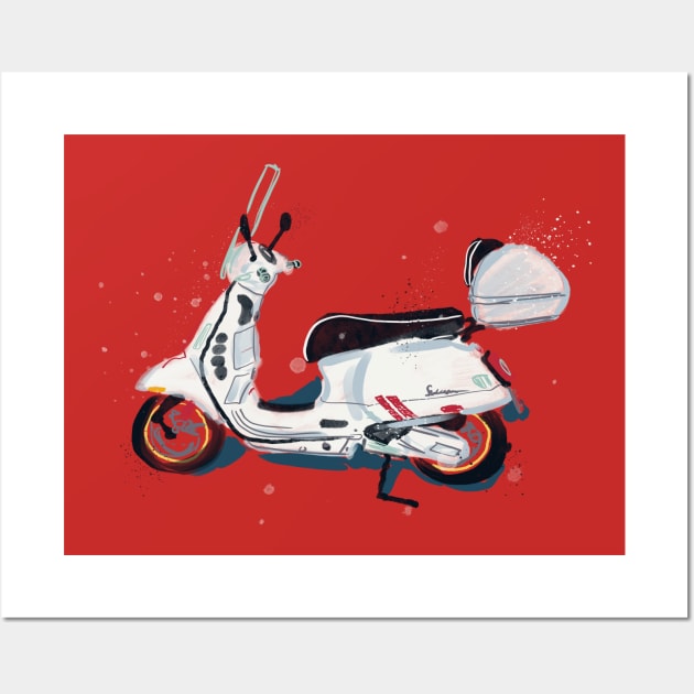 Scoot Scoot Scoot Wall Art by MikeBrennanAD